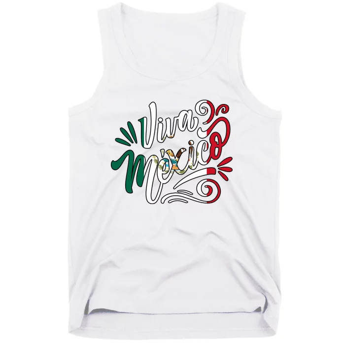 Viva Mexico Hispanic Mexican Heritage Tank Top