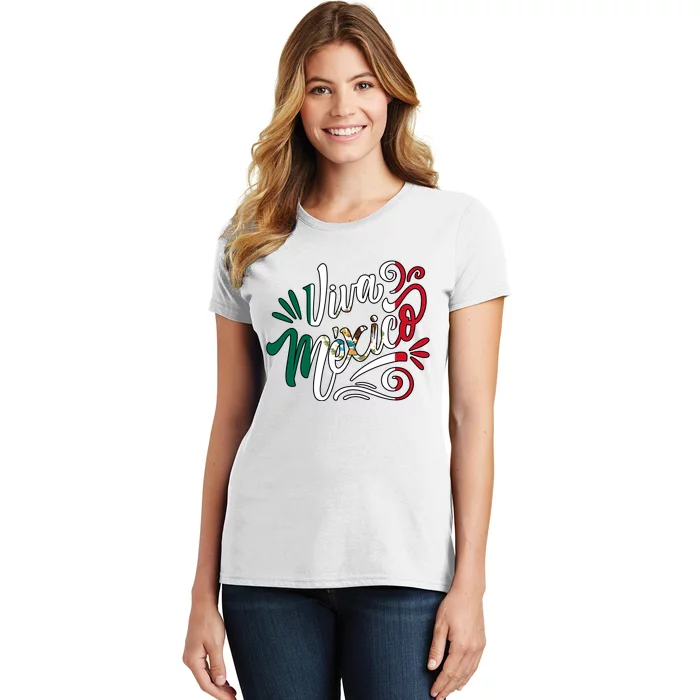 Viva Mexico Hispanic Mexican Heritage Women's T-Shirt