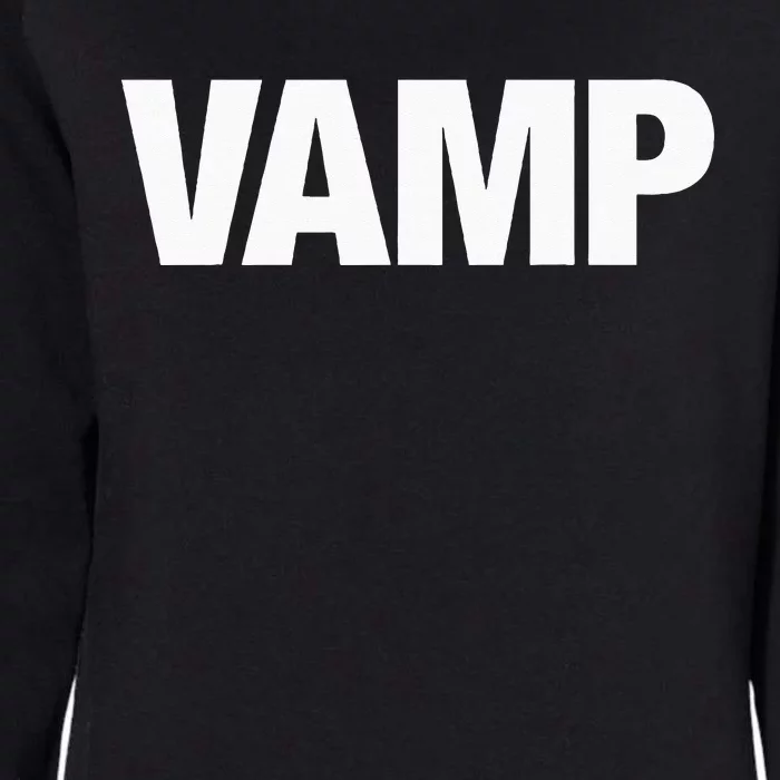 VAMP Matching Halloween Couples Funny Costumes SECURITY Goth Womens California Wash Sweatshirt