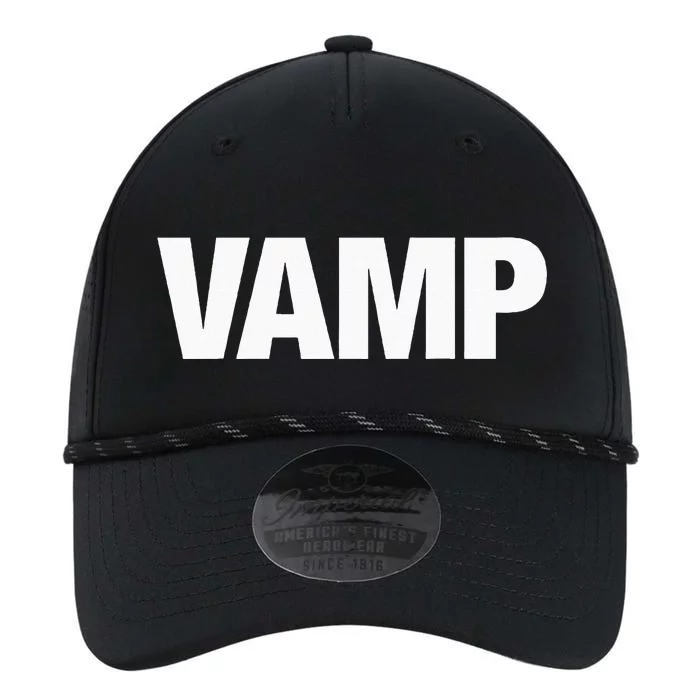 VAMP Matching Halloween Couples Funny Costumes SECURITY Goth Performance The Dyno Cap