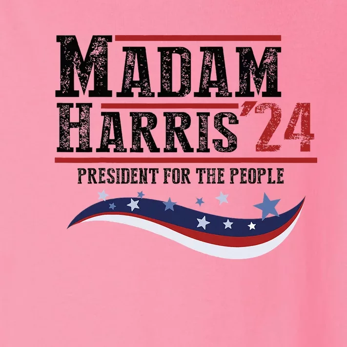 Vote Madam Harris For The People Toddler Long Sleeve Shirt