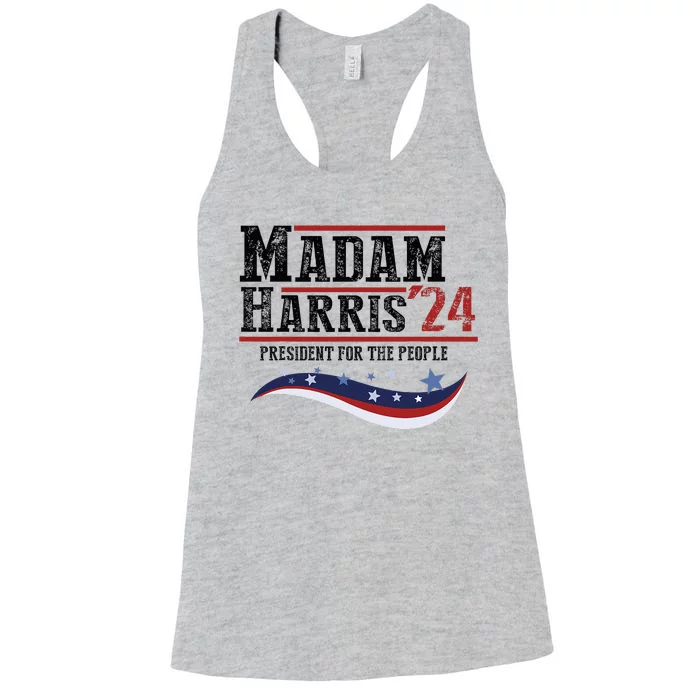 Vote Madam Harris For The People Women's Racerback Tank