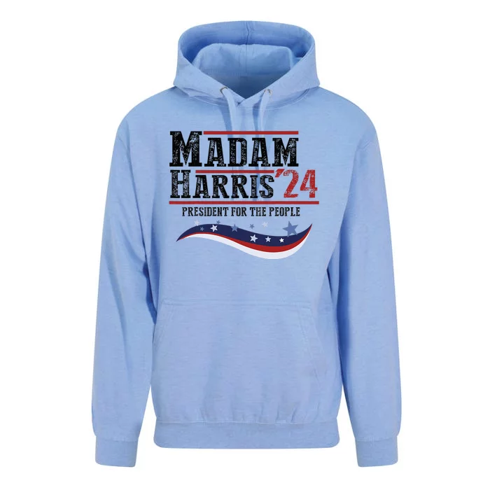 Vote Madam Harris For The People Unisex Surf Hoodie