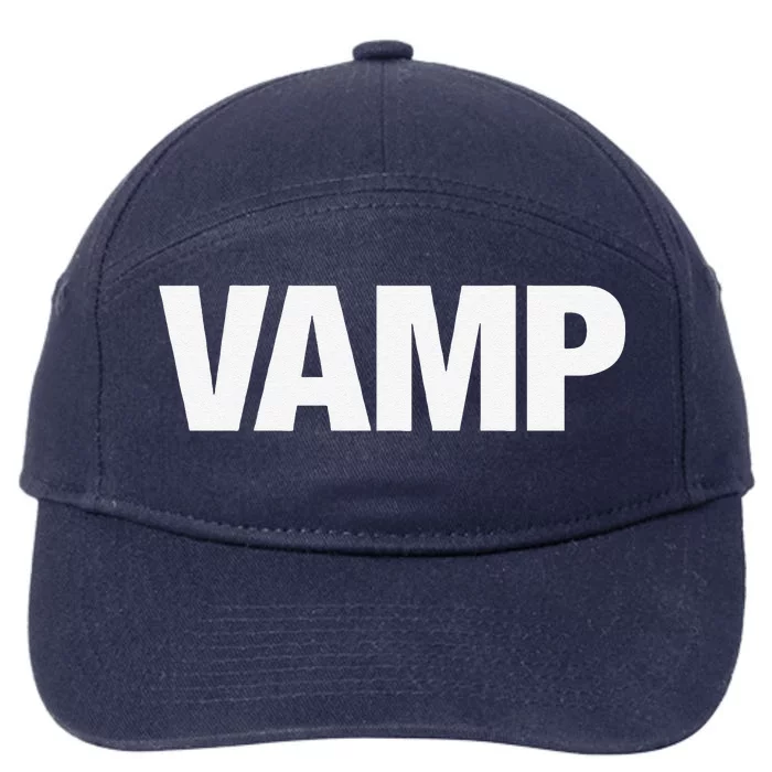 VAMP Matching Halloween Couples Funny Costumes SECURITY Goth 7-Panel Snapback Hat