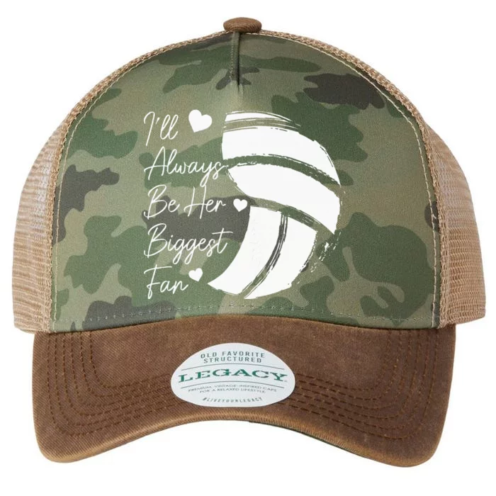 Volleyball Mom Her Biggest Fan Volleyball Daughter Legacy Tie Dye Trucker Hat