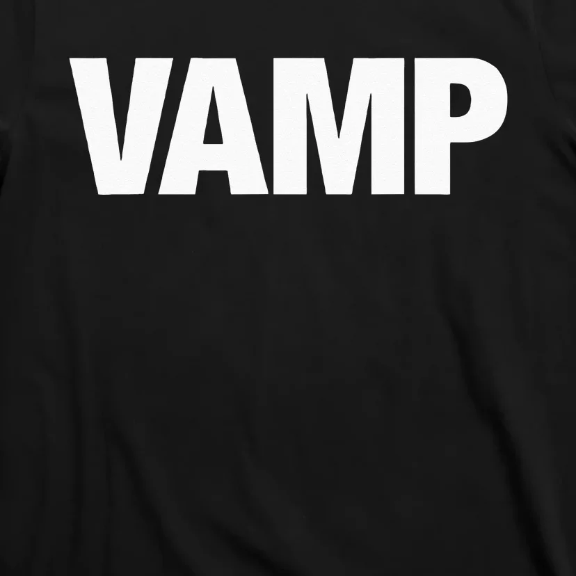 VAMP Matching Halloween Couples Funny Costumes SECURITY Goth T-Shirt