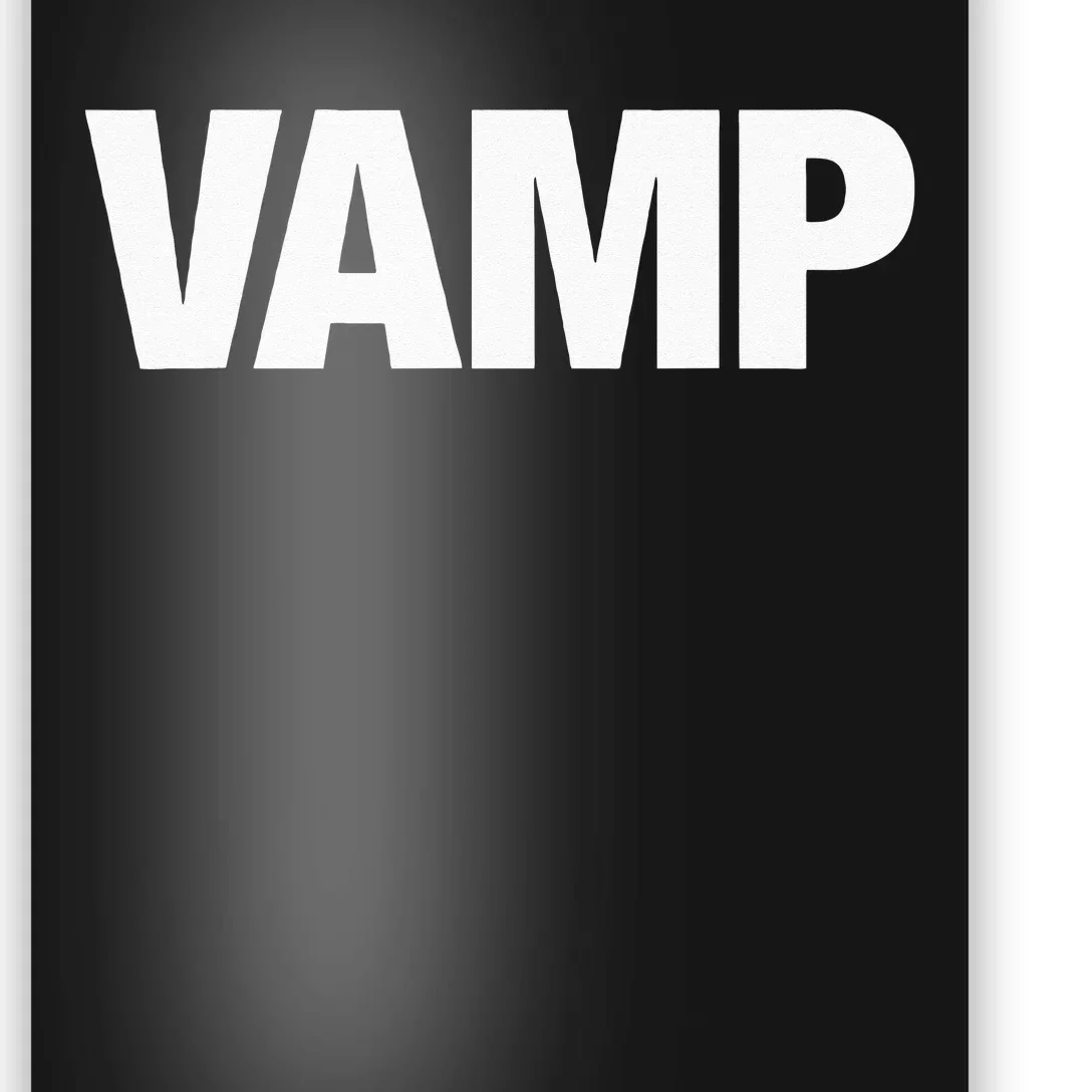 VAMP Matching Halloween Couples Funny Costumes SECURITY Goth Poster