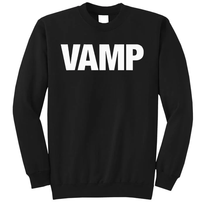 VAMP Matching Halloween Couples Funny Costumes SECURITY Goth Tall Sweatshirt