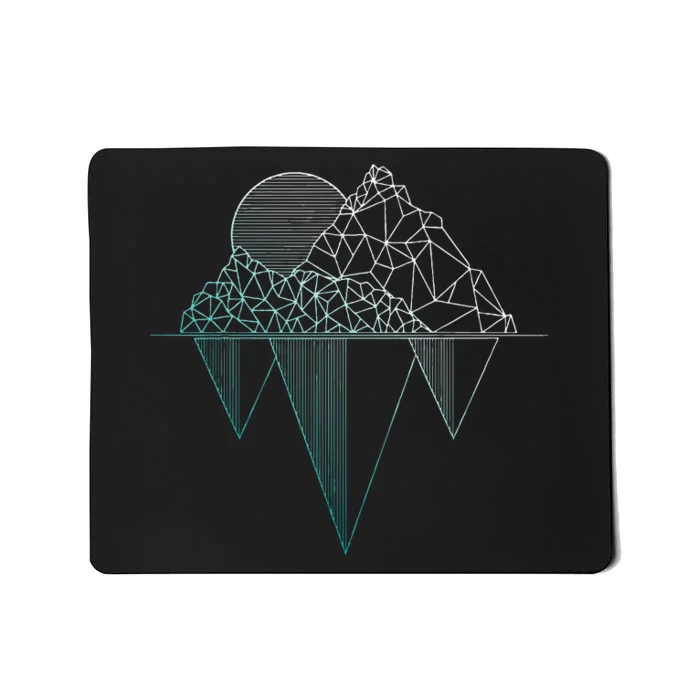 Vintage Mountains Hiking Camping Rock Climbing Camper Gift Mousepad