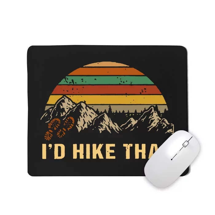 Vintage Mountain Hiking Boots Id Hike That Adventure Hikers Mousepad