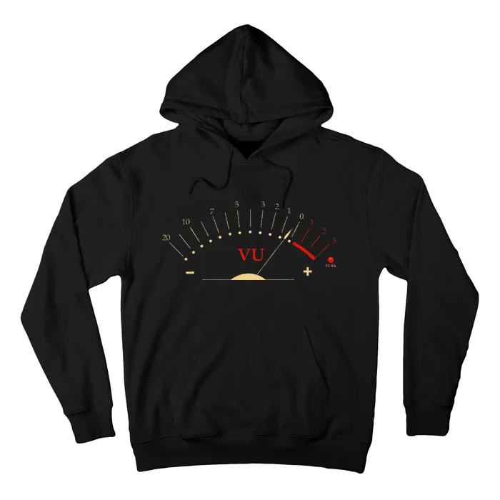 Vu Meter Hifi Vintage Stereo Audiophile Hoodie