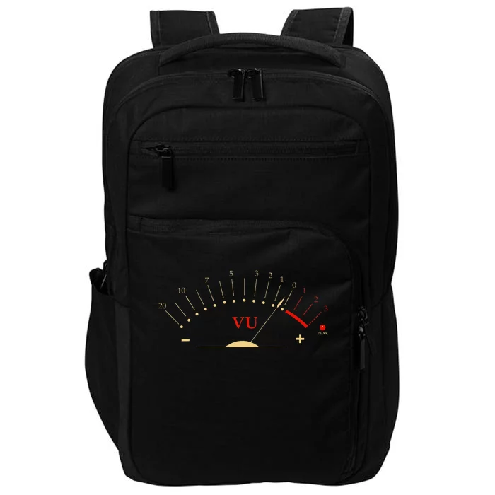 Vu Meter Hifi Vintage Stereo Audiophile Impact Tech Backpack