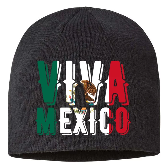 Viva Mexico Hispanic Mexican Heritage 8 1/2in Sustainable Knit Beanie