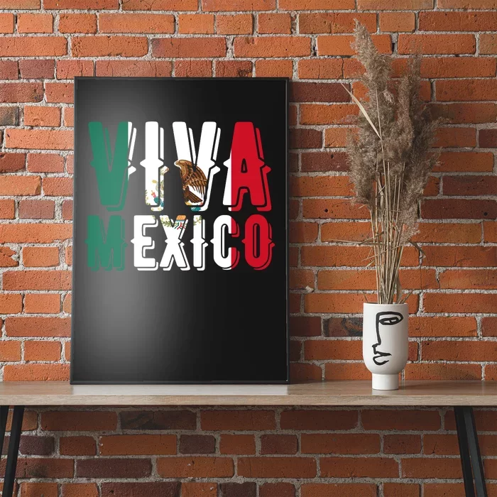 Viva Mexico Hispanic Mexican Heritage Poster