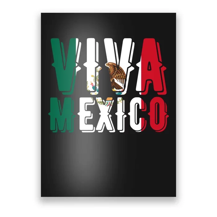 Viva Mexico Hispanic Mexican Heritage Poster