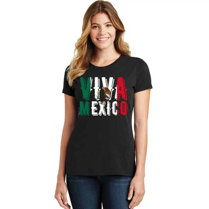 Viva Mexico Hispanic Mexican Heritage Women's T-Shirt