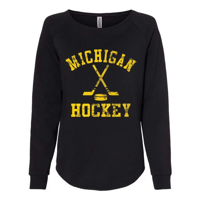 Vintage Michigan Hockey Womens California Wash Sweatshirt