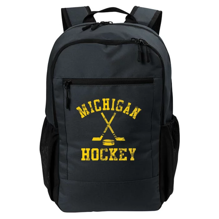 Vintage Michigan Hockey Daily Commute Backpack