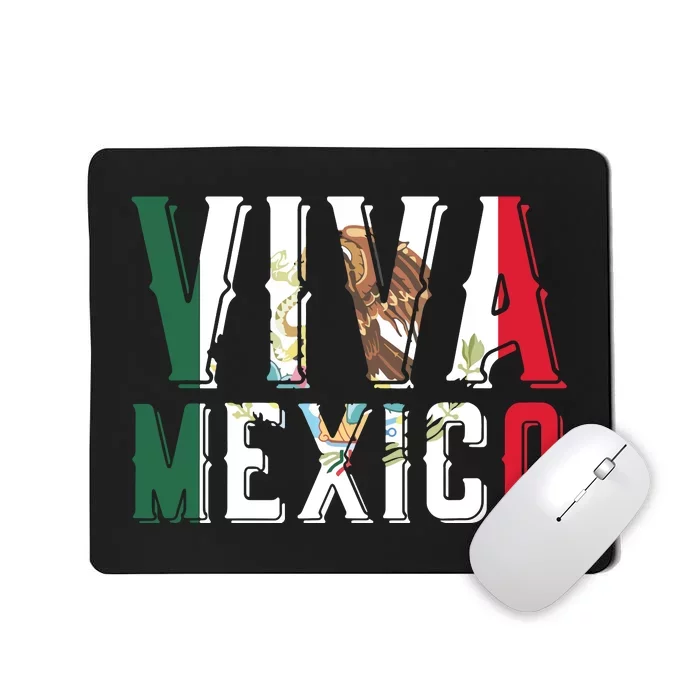 Viva Mexico Hispanic Mexican Heritage Eagle Mexico Mousepad