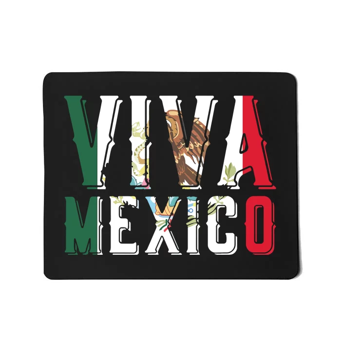 Viva Mexico Hispanic Mexican Heritage Eagle Mexico Mousepad