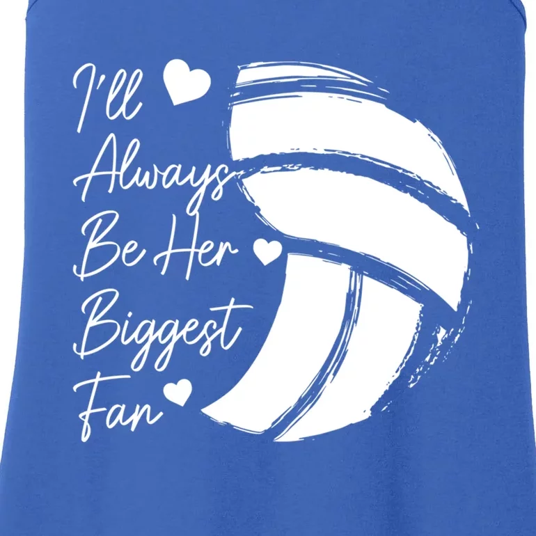 Volleyball Mom Her Biggest Fan Volleyball Daughter Gift Ladies Essential Tank