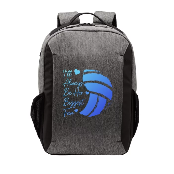 Volleyball Mom Her Biggest Fan Volleyball Daughter Gift Vector Backpack