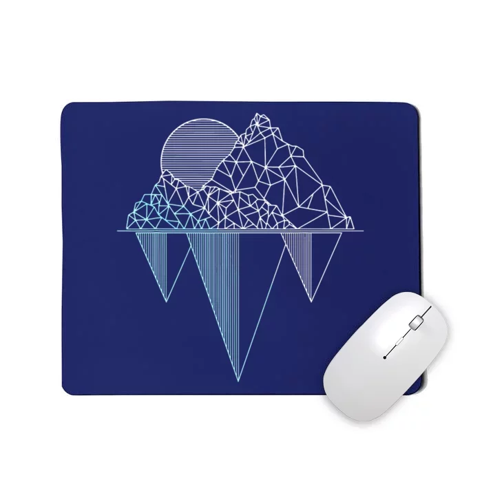 Vintage Mountains Hiking Camping Rock Climbing Camper Gift Mousepad