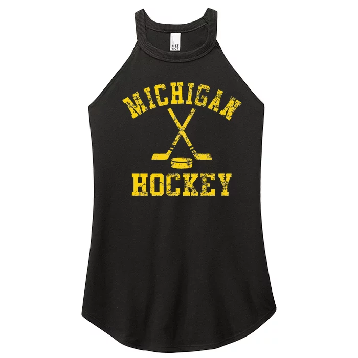 Vintage Michigan Hockey Women’s Perfect Tri Rocker Tank