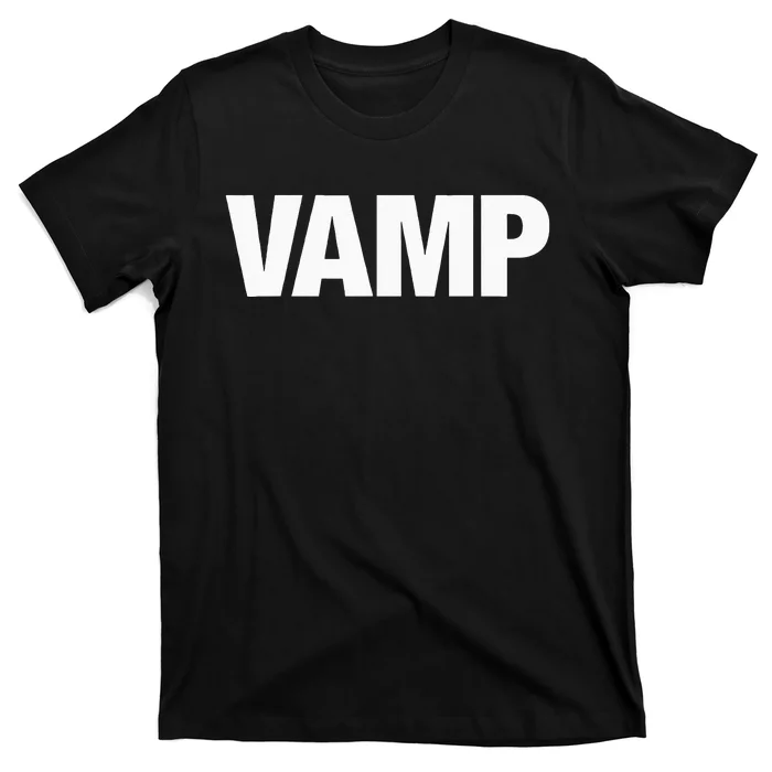 VAMP Matching Halloween Couples Funny Costumes SECURITY Goth T-Shirt