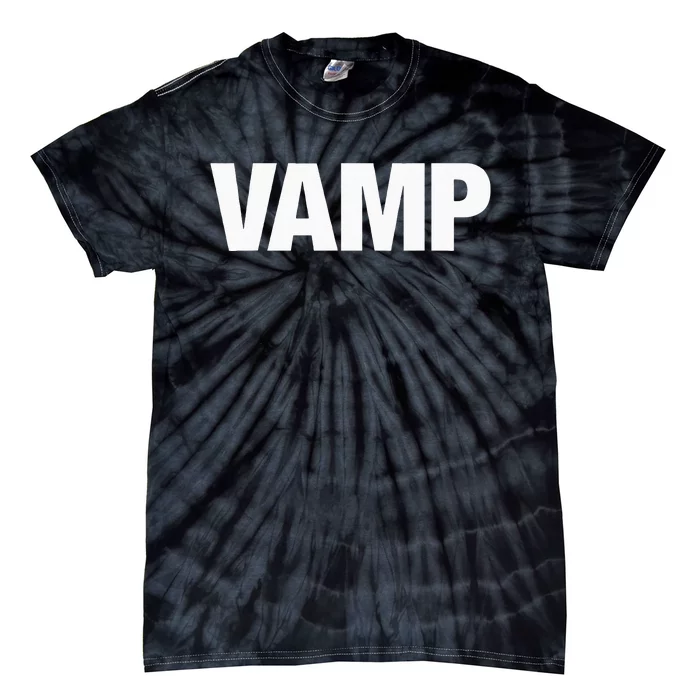 VAMP Matching Halloween Couples Funny Costumes SECURITY Goth Tie-Dye T-Shirt