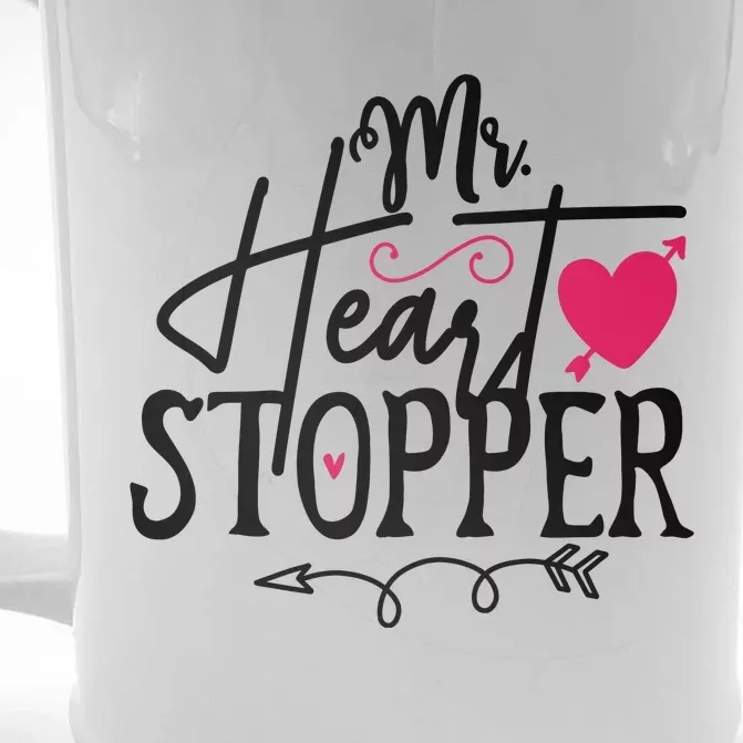 Valentine My Heart Front & Back Beer Stein