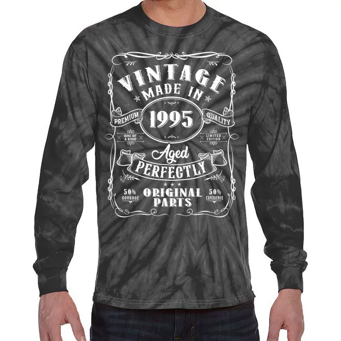 Vintage Made In 1995 One Of A Kind Limited Edition Aged Perfectly Original Parts Tie-Dye Long Sleeve Shirt