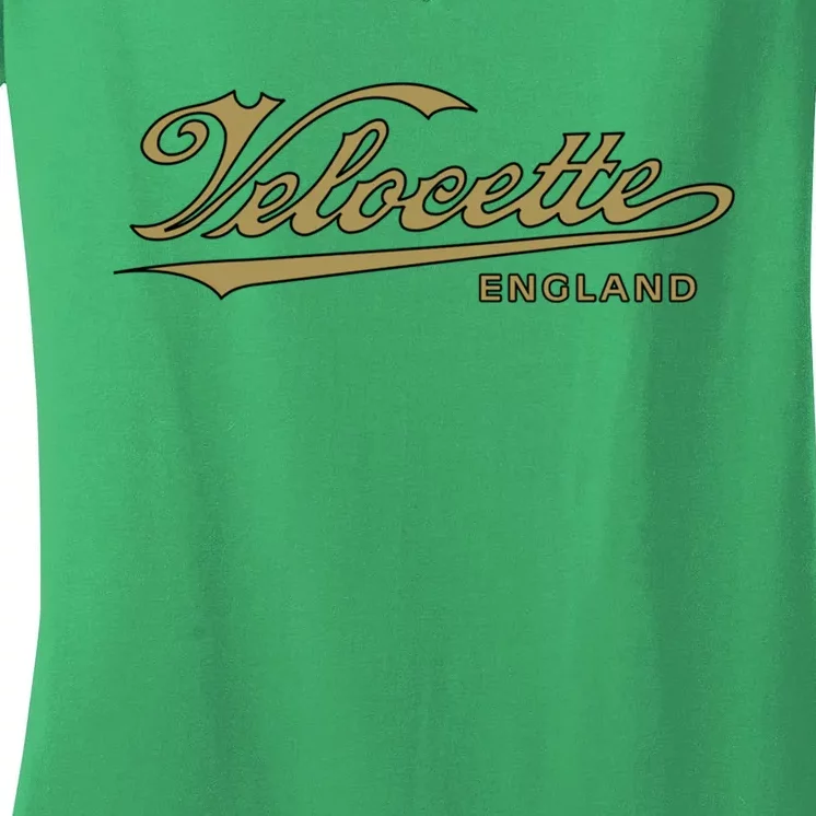 Velocette Motorcycles Ii Women's V-Neck T-Shirt