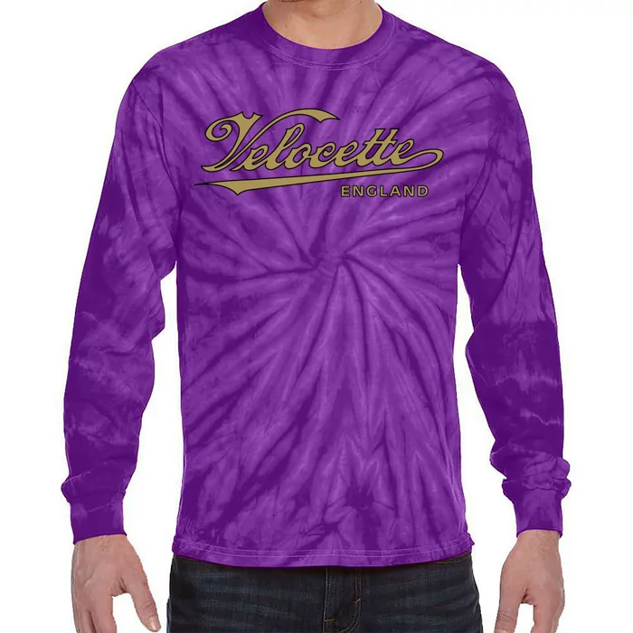 Velocette Motorcycles Ii Tie-Dye Long Sleeve Shirt