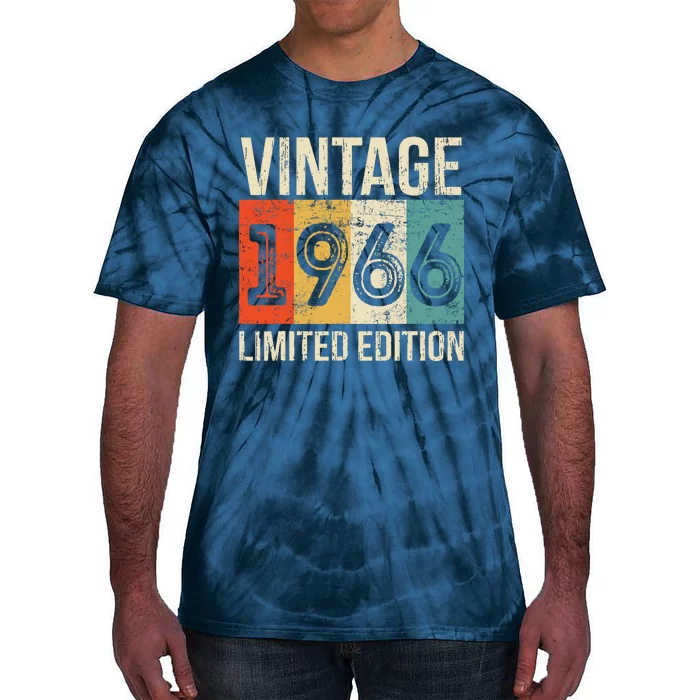 Vintage Made In 1966 Birthday Tie-Dye T-Shirt