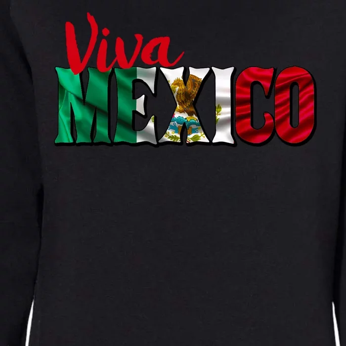 Viva Mexico Independence Day Womens California Wash Sweatshirt