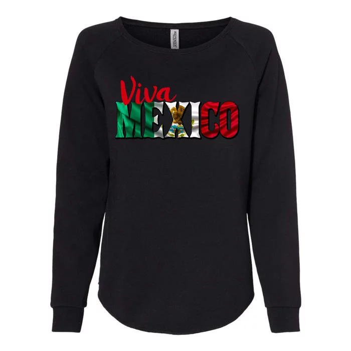 Viva Mexico Independence Day Womens California Wash Sweatshirt