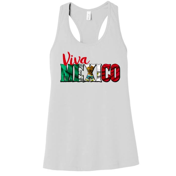 Viva Mexico Independence Day Women's Racerback Tank