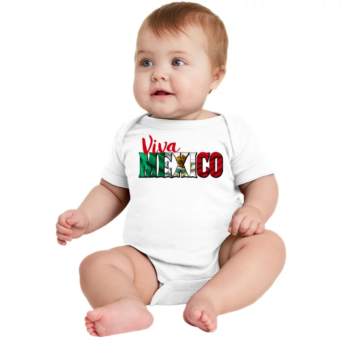 Viva Mexico Independence Day Baby Bodysuit