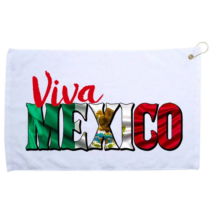 Viva Mexico Independence Day Grommeted Golf Towel