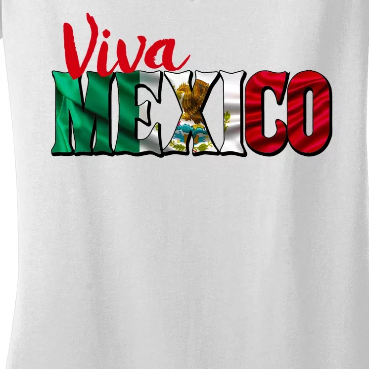 Viva Mexico Independence Day Women's V-Neck T-Shirt