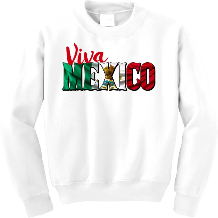 Viva Mexico Independence Day Kids Sweatshirt