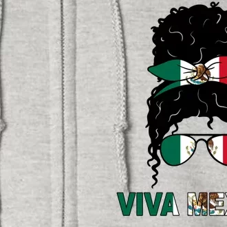 Viva Mexico Independence Day Hispanic Mexican Pride Full Zip Hoodie