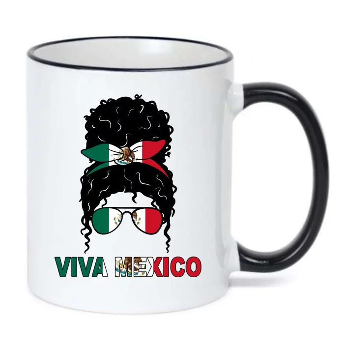 Viva Mexico Independence Day Hispanic Mexican Pride Black Color Changing Mug