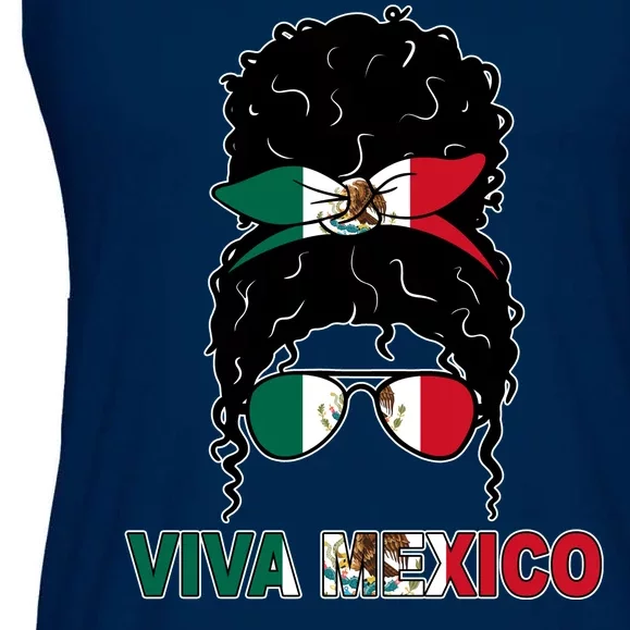 Viva Mexico Independence Day Hispanic Mexican Pride Ladies Essential Flowy Tank