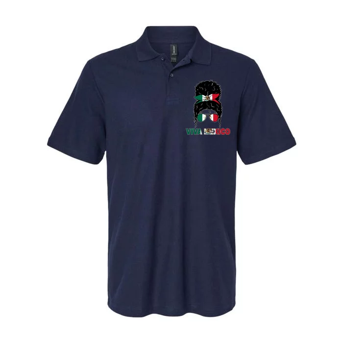 Viva Mexico Independence Day Hispanic Mexican Pride Softstyle Adult Sport Polo