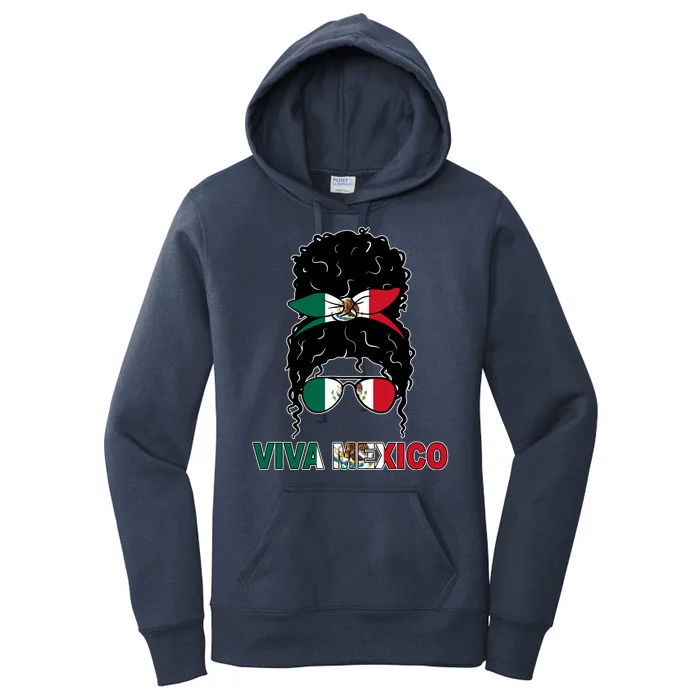 Viva Mexico Independence Day Hispanic Mexican Pride Women's Pullover Hoodie