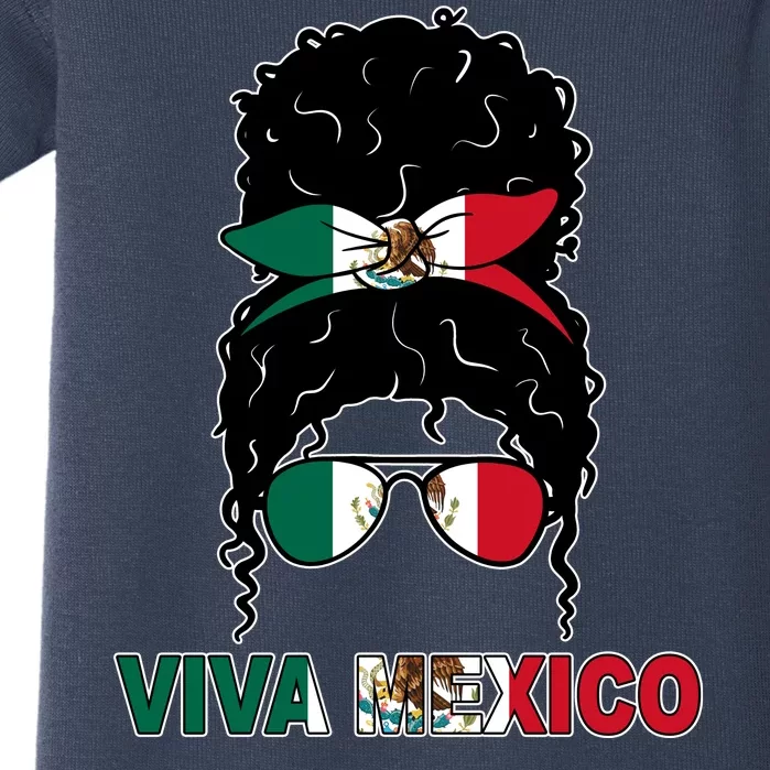 Viva Mexico Independence Day Hispanic Mexican Pride Baby Bodysuit