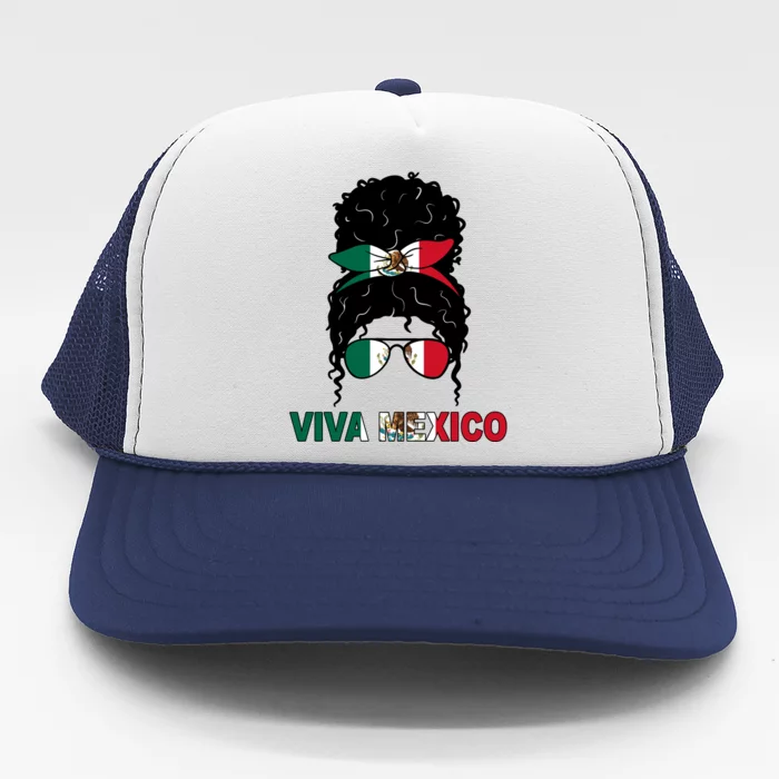 Viva Mexico Independence Day Hispanic Mexican Pride Trucker Hat