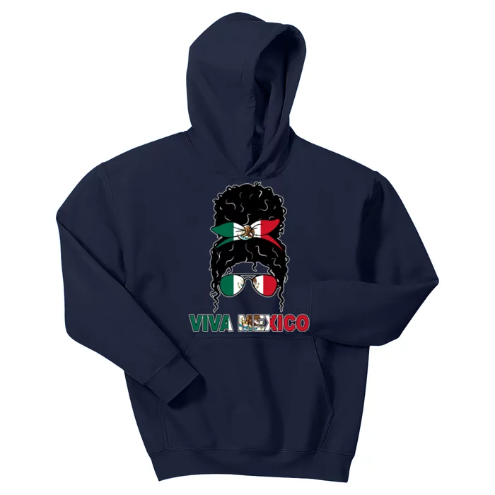 Viva Mexico Independence Day Hispanic Mexican Pride Kids Hoodie